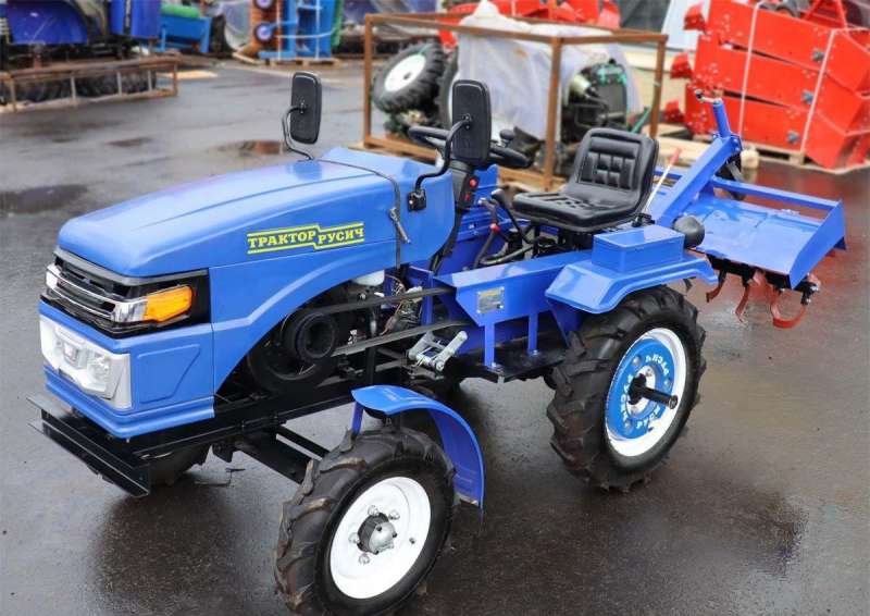 Минитрактор Русич Т-15 Lite с почвофрезой
