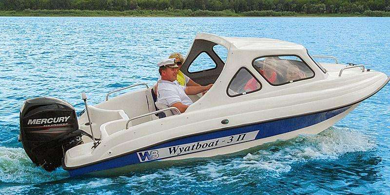 Катер с полурубкой Wyatboat-3П от производителя