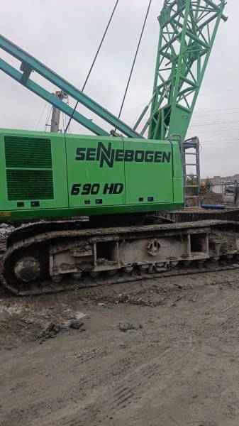 Запчасти гусеничноо хода кранов Sennebogen 690 HD