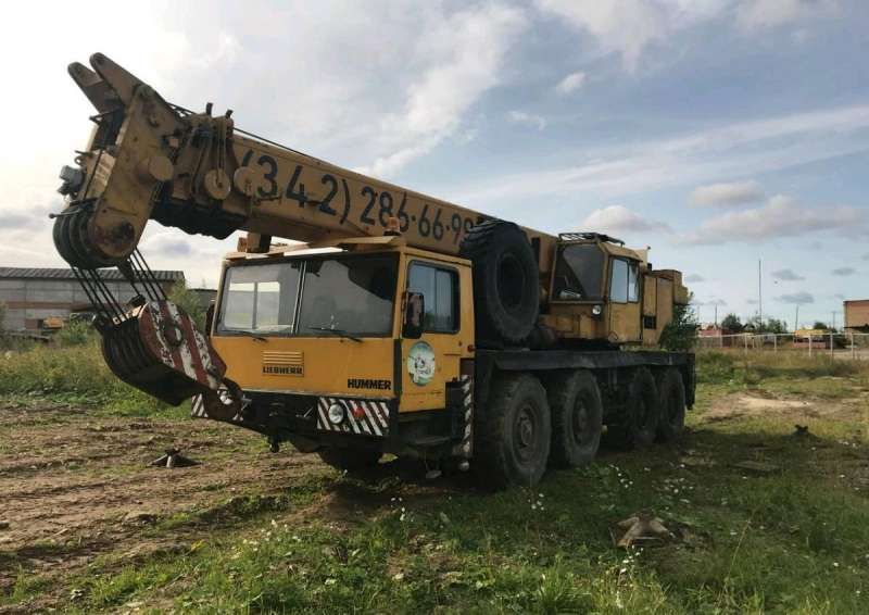 Автокран liebherr LTM 1055S4 1982 г. 50 тонник