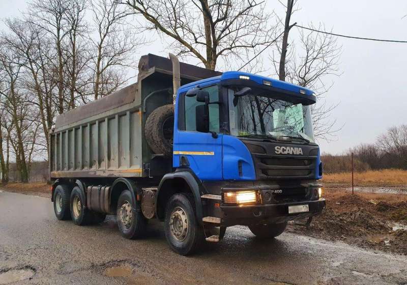 Самосвал Scania P400 8х4 2016 г