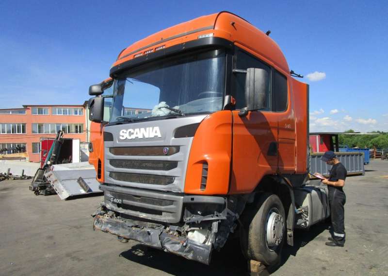 Scania G400 4х2 тягач 2012 г. После дтп