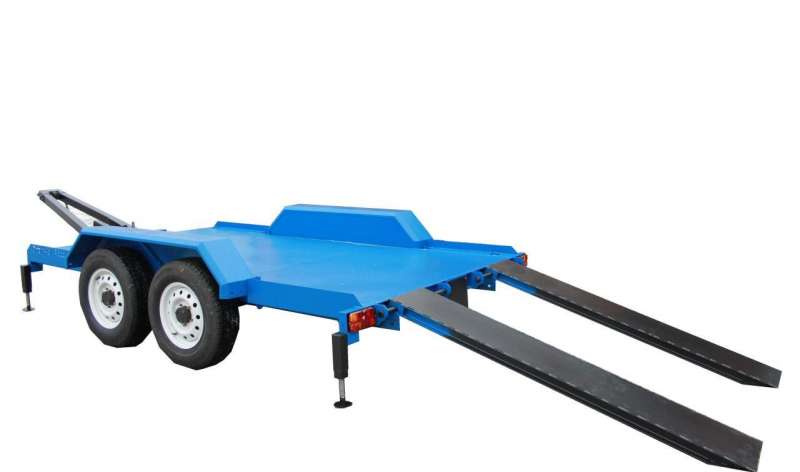 Прицеп трал для мини погрузчика массой до 4 тонн