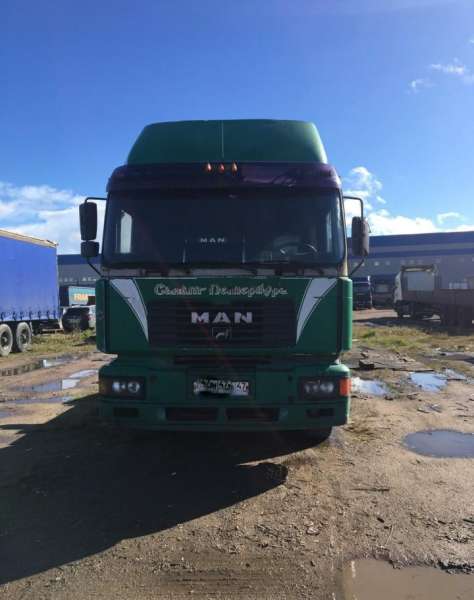 Маn 19.364 тягач в сцепке