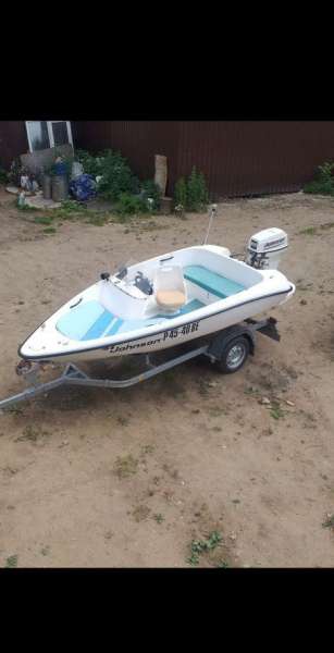 Продаю лодку с плм джонсон 50