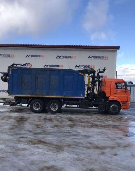 Ломовоз камаз-65115,кузов 29м3, гму palfinger 2018