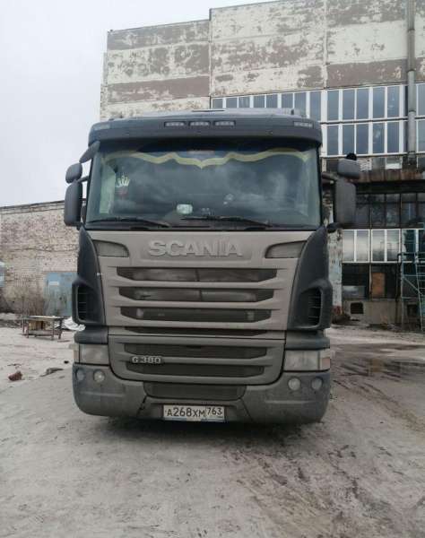 Scania G380 + прицеп Kassbohrer ме(Мега 100м3)