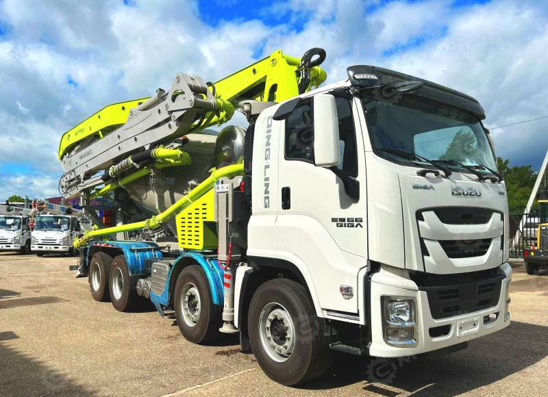 Бетоносмеситель на шасси Isuzu 8x4