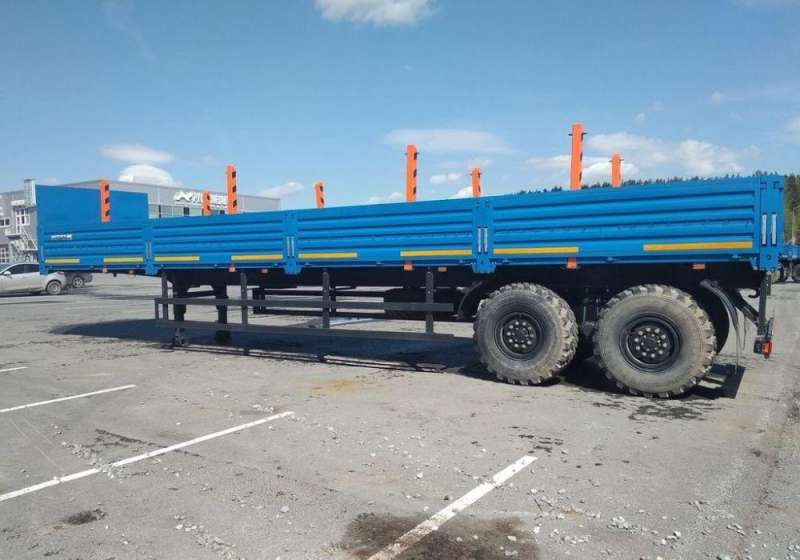 Бортовой полуприцеп Нефаз 9334-24-16 с кониками по