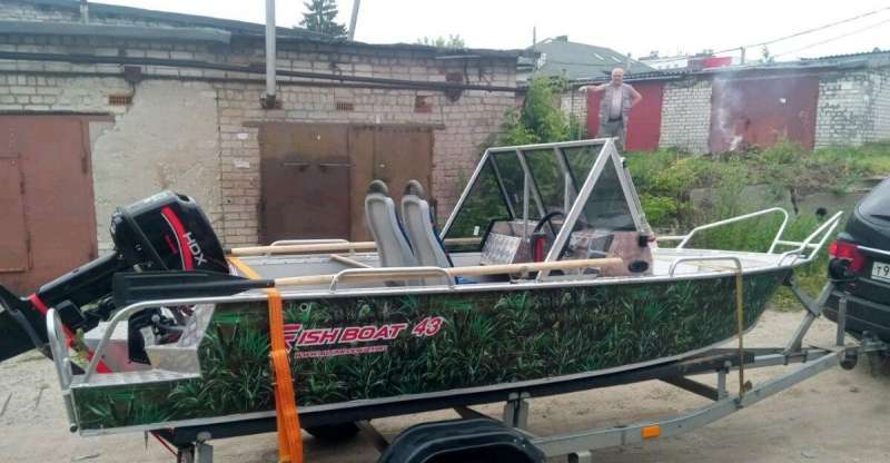 Лодка fishboat 430