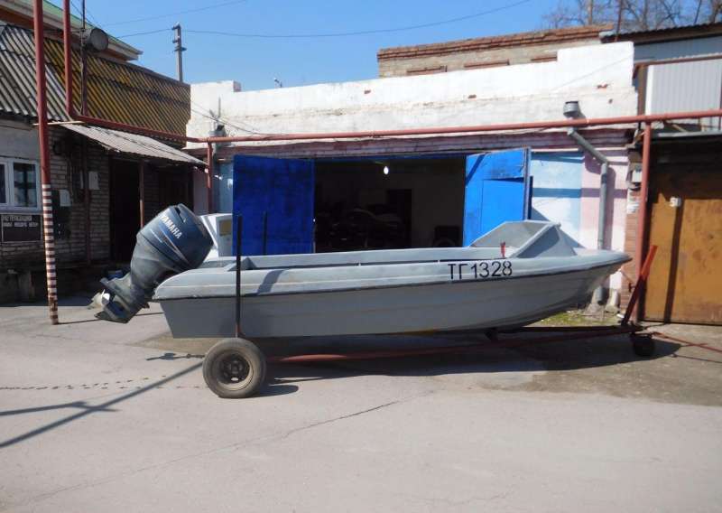 Рыбопромысловый катер, байда, касатка, Yamaha F100