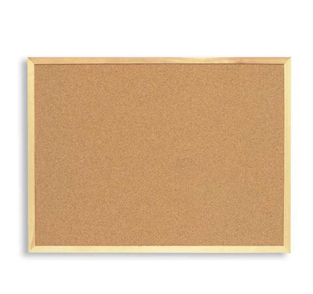 Доска пробковая 100х150 см. Деревянная рама