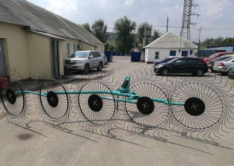 Грабли-ворошилки 5 колесные OGR (усиленные) 3.3м