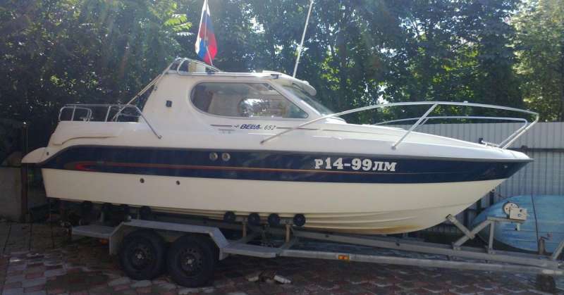 Б. У Катер bella 652 в хорошем состоянии 2002г. в