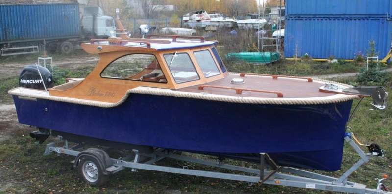 Новый прогулочно-рыболовный катер Ретро 600