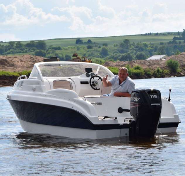 Катер с каютой Неман 550 новый от производителя