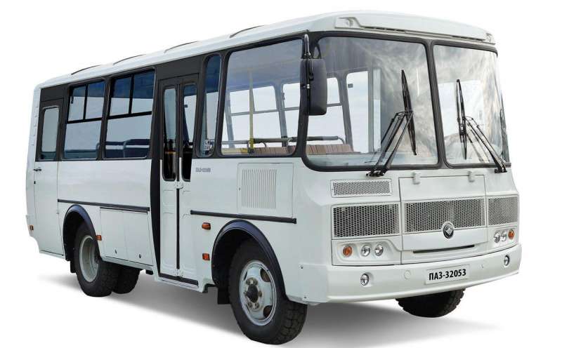 Автобус паз 32053 раздельные сиденья с ремнями без