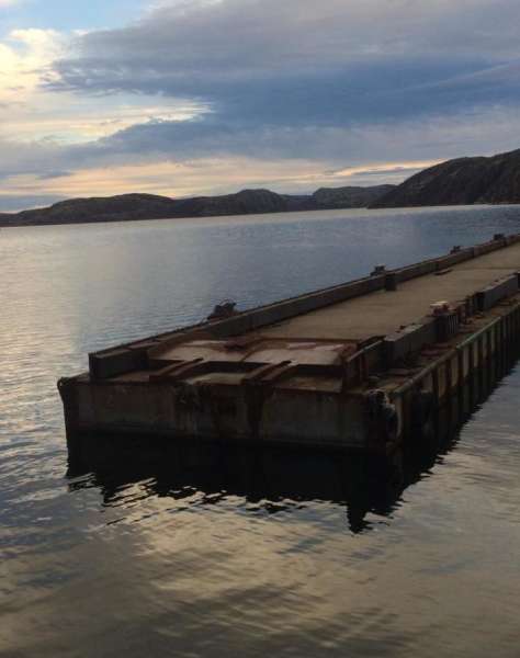 Плавучий железобетонный причал пж-61