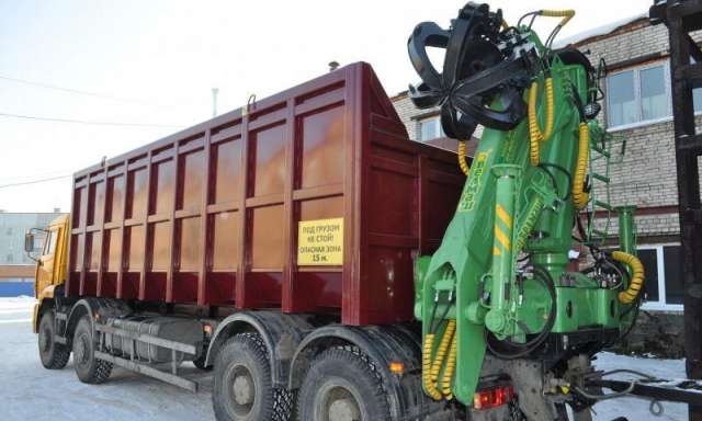 Аренда ломовоза с манипулятором 20 тонн