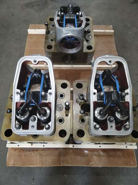 Крышка цилиндра 5Д49.78СПЧ после ремонта