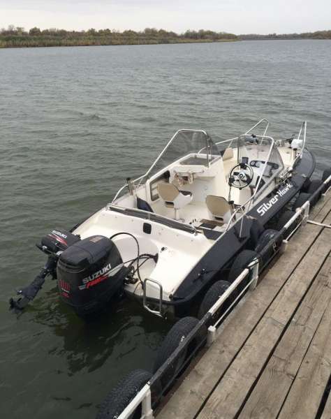 Silver Hawk 540 + Suzuki 100 + прицеп