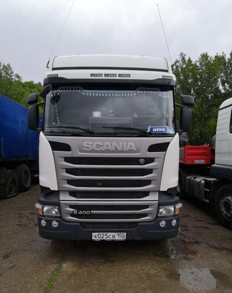 Сцепка Скания Scania R400 + Schmitz Cargobull