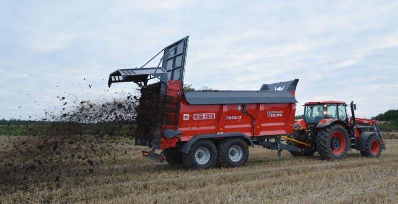 Навозоразбрасыватель 21 тонна N-272 metal-fach