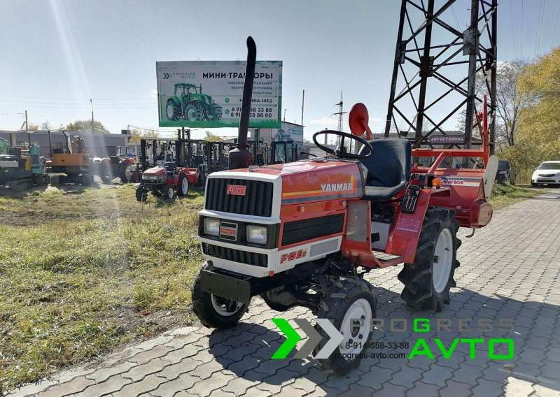 Мини-трактор yanmar F13D с фрезой