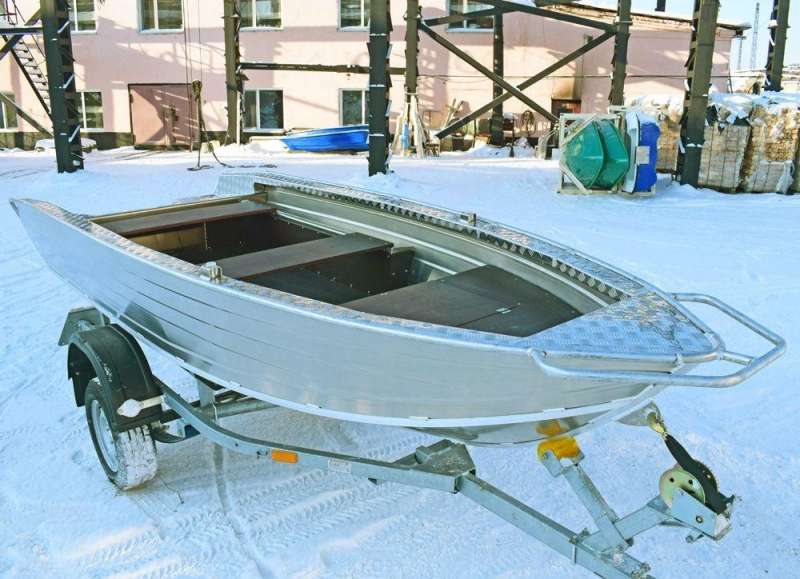 Алюминиевая моторная лодка Wyatboat 390Р новая