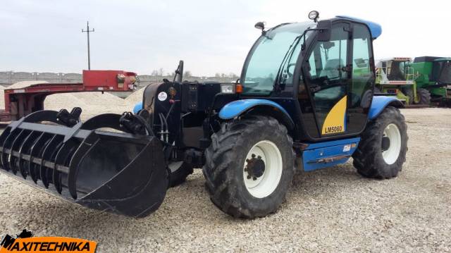 Телескопический погрузчик new holland lm 5060, 2008