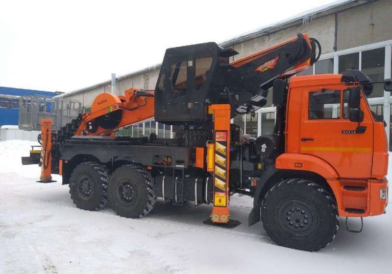 Автовышка Novas-460 (45м) на шасси Камаз-43118