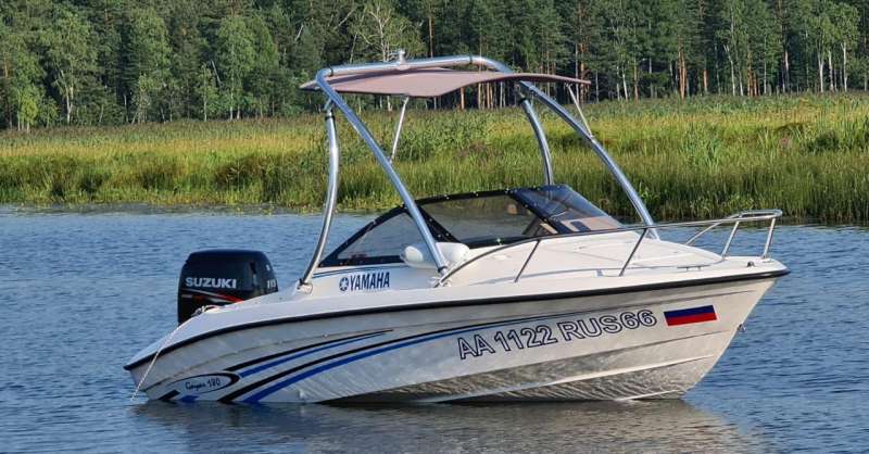 Катер Yamaha с мотором Suzuki-DF115