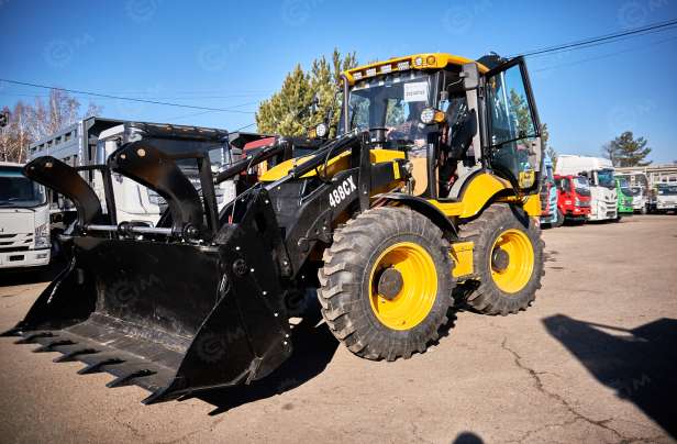Экскаватор-погрузчик Yugong 488 CX, мосты carraro