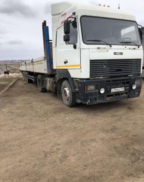 Маз 5440 с прицепом