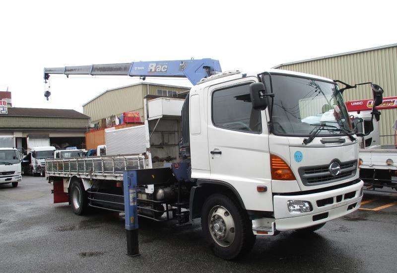 Hino Ranger борт-кран, 8 тонн,R19.5,стрела 504ая