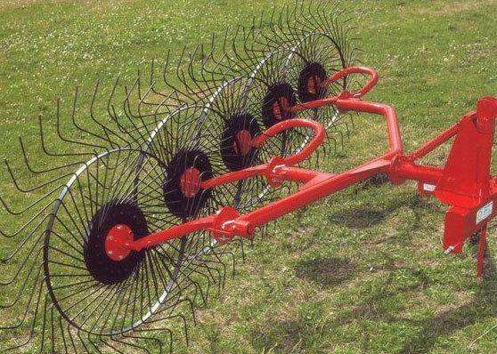 Грабли-ворошилки 5ти колесные российские усиленные