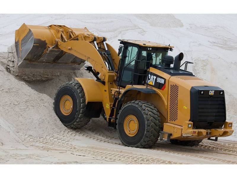 Ножи ковшей фронтальных погрузчиков Caterpillar 980