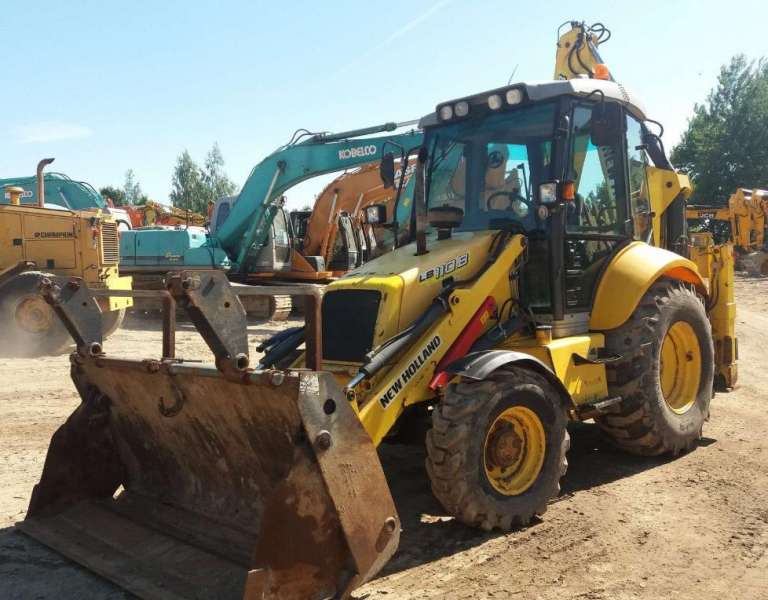 Экскавторный погрузчик New Holland LB-110B 2012г