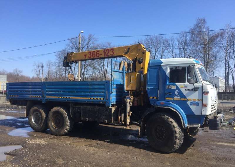 Камаз 4310, 43118 манипулятор кму 6 тонн