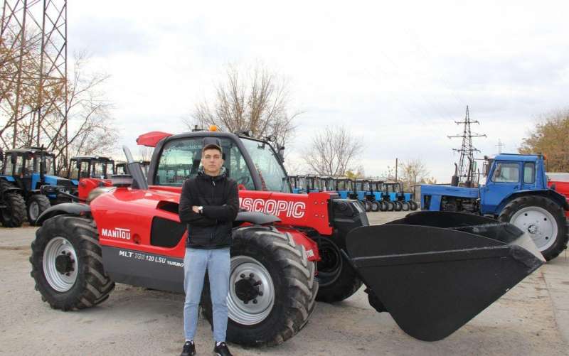 Телескопический погрузчик Manitou MLT-731, 2010