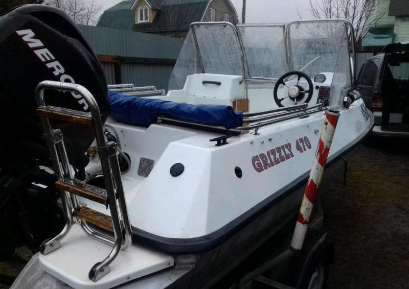Продаю катер гризли 470 с двигателем двигателем Ме