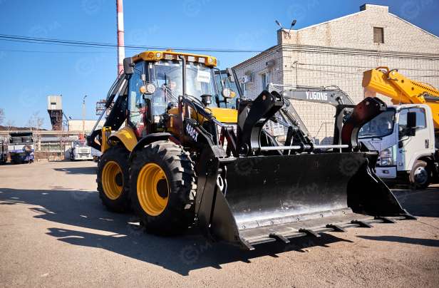 Экскаватор-погрузчик Yu gong 488CX, мосты carraro