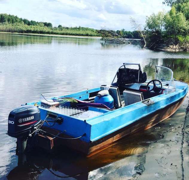 Казанка 5м выносной транец