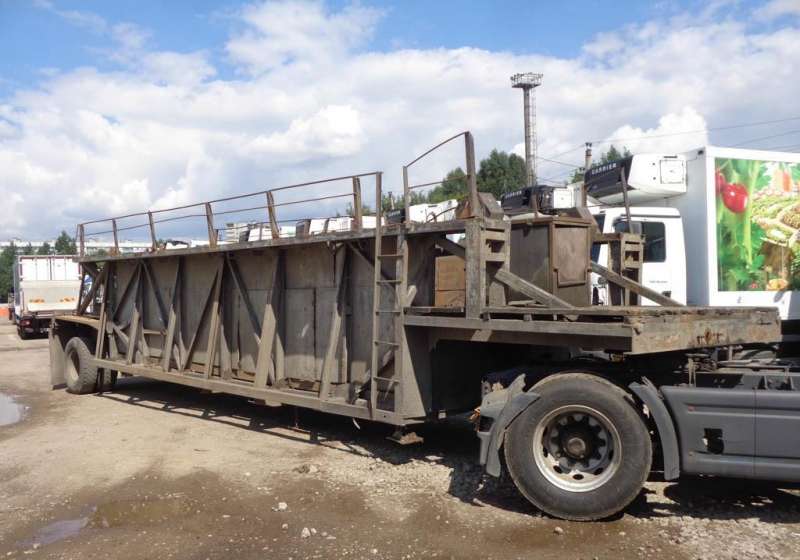 Кассетный полуприцеп панелевоз цп упп 1207