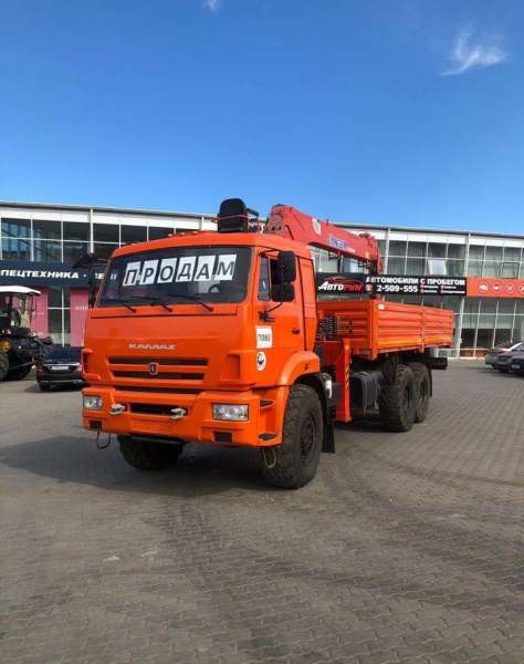 Камаз-43118 + кму Kanglim KS1256G-II