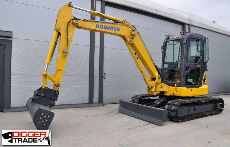 Мини-экскаватор komatsu pc55mr-3, 2011г.в