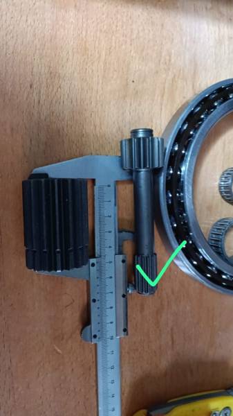 Вал редуктора хода кубота рх 302