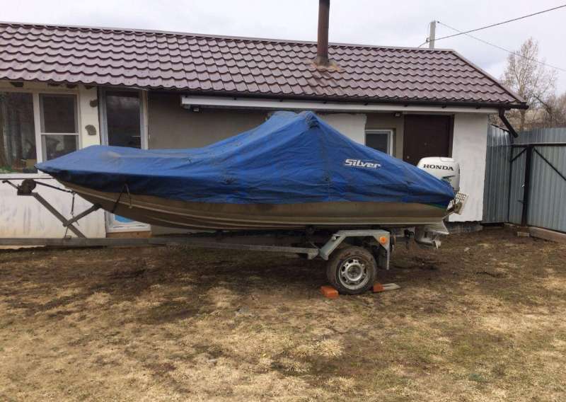 Silver Fox 485 комплект мотор,катер,прицеп