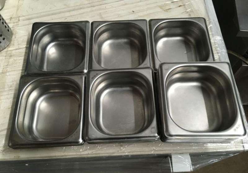 Гастроемкость нержавеющая luxstahl GN 1/6/65 мм