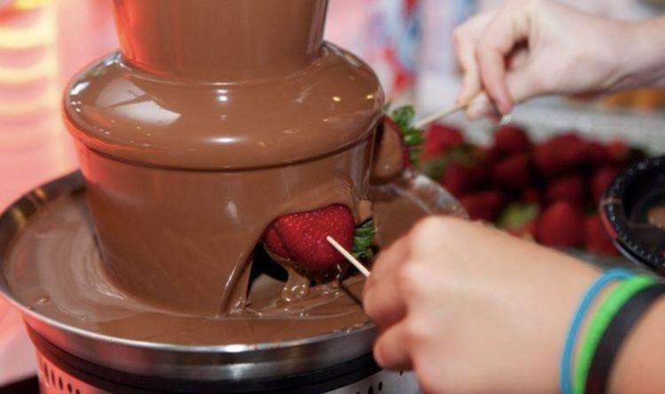 Шоколадный фонтан, сладкая вата (аренда)